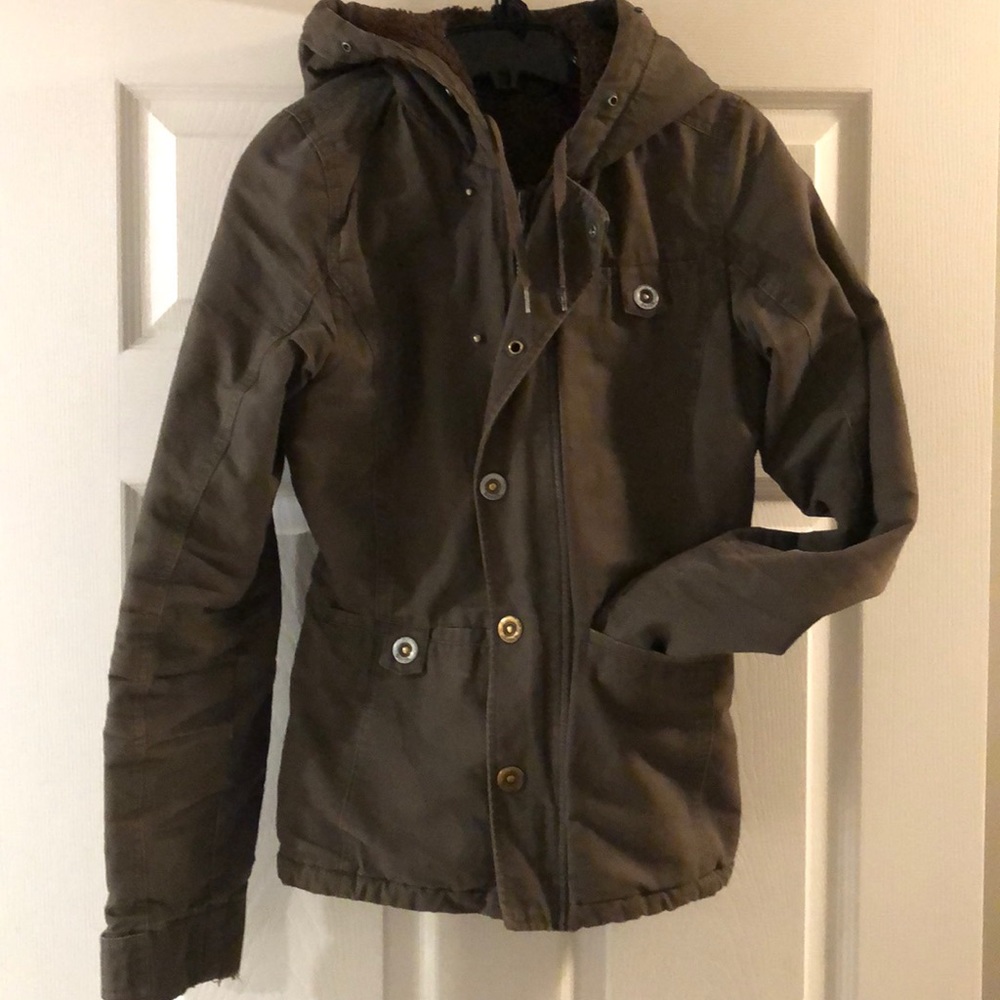 Fleece lined fall jacket